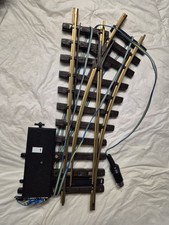 LGB (02.11.) : Schienen G Spur  Weiche 2 (1 STK).  ANGEBOHRT SIEHE BILDER