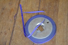 10m 1/4" Vorlaufband Violett auf AEG-Kern Bobby 1/4 Zoll 6,35mm