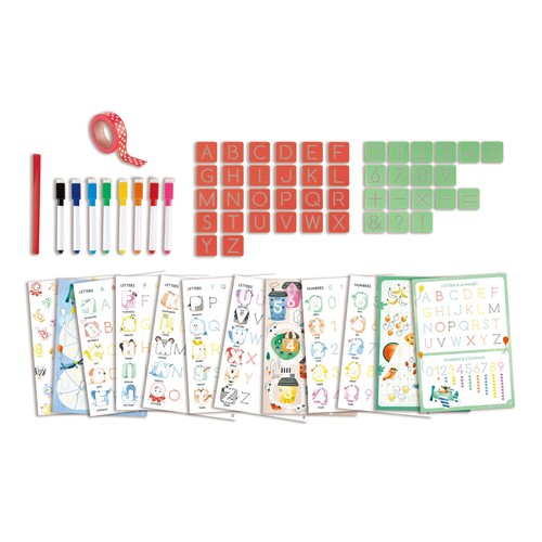 Hape abc zahlen schablonen - abc, &