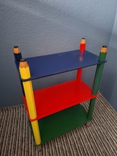 Kinderregal Bücherregal mit 3 Ablagen Spielzeugregal Aufbewahrungsregal