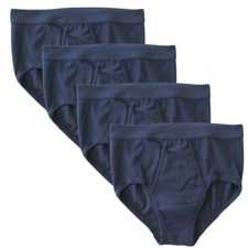 HERMKO Herren Slip Eingriff 4x Weichbund Bio-Baumwolle bequem gr. Größen 3240