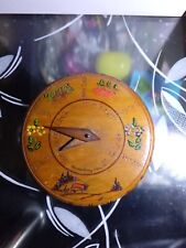 Altes Holzschild Ehestandbarometer mit Zeigern zum drehen Dm152mm