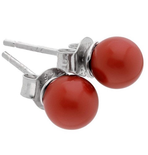Jaspis rot ohrstecker - ohrstecker, 6