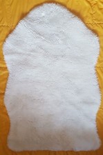 Ikea Schaffell aus Kunstfell 80 cm neuwertig weiß kuschelig