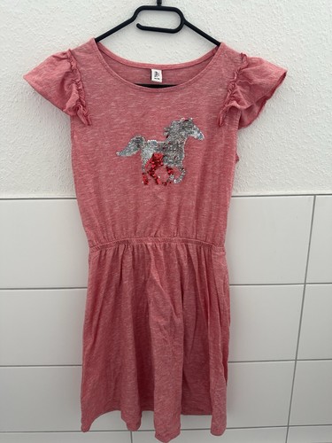 Mädchen kleid rosa - rosa, mit