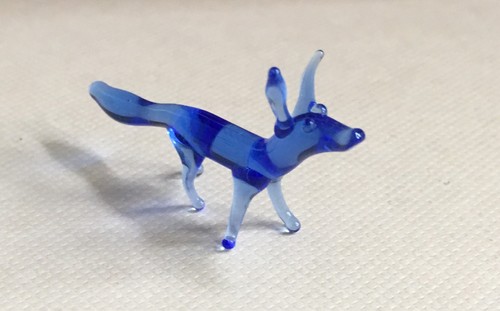Schakal fuchs glasfigur - schakal,