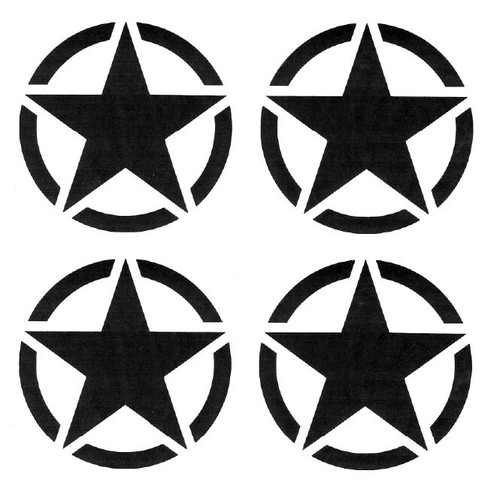 Army stern 4x4cm - army,