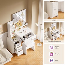 Schminktisch Set mit Hocker