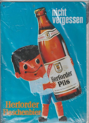 Herforder pils blechschild - herforder,