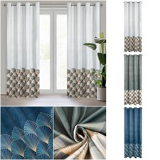 Dekorative Samt Vorhänge mit Muster Vorhänge Velvet Gardinen mit Ösen Ösenschal