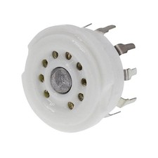 Röhrensockel 9-Pins Keramik Printmontage HiFi-Röhrenfassung Röhren-Halterung