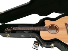 Westerngitarre Crafter ABLE G-600-ce/N Cutaway Preamp Case Gurt Aussteller gebr.