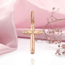 Ortodox Anhänger Kreuz  Rose