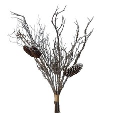 Künstliche Zweige mit Zapfen