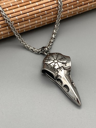 Edelstahl kette 60cm anhänger - edelstahl,