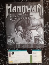 MANOWAR .. ' Warriors of the World ' Tour 2002 .. * Ticket * 18.12.2002/HANNOVER
