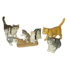 Schleich - Fünf Katzenfiguren