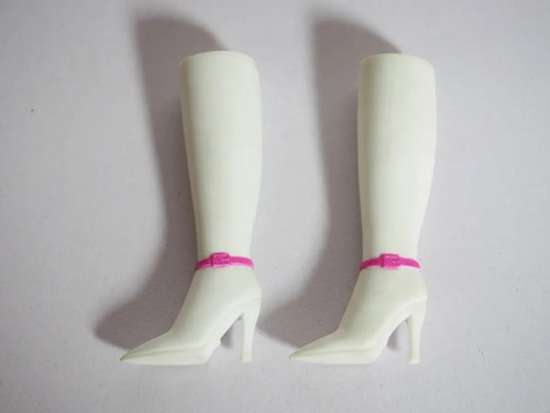 Barbie stiefel weiß pink - barbie,