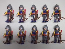 Playmobil 10 Ritter Figuren Armbrustschützen Königsritter für Ritterburg