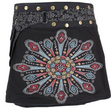 Wickelrock bestickter kurzer - wickelrock,,