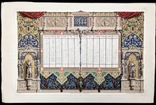 1844 calendar. Engelmann &