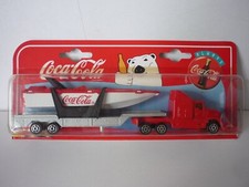 Majorette Serie 600 (1:87): No. 613 Coca Cola Speedboot-Transporter  Top & OVP