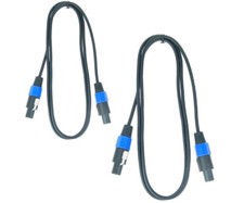2x 2m Boxen Speaker Kabel 2 x