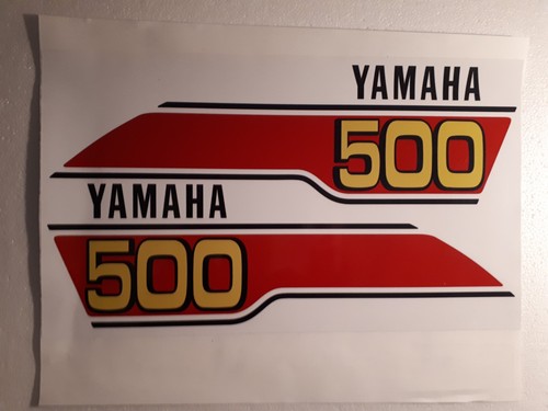 Tankaufkleber yamaha 500 - yamaha,