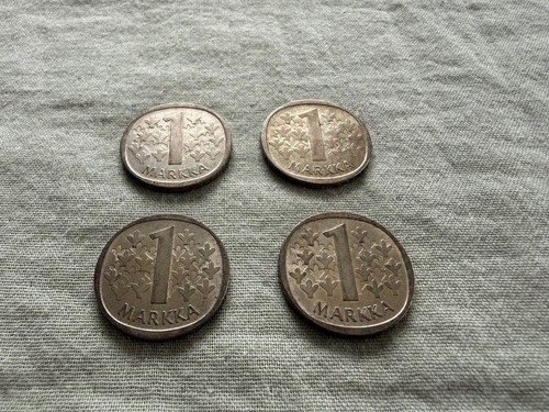 Finnland silbermünzen set - set, 4x