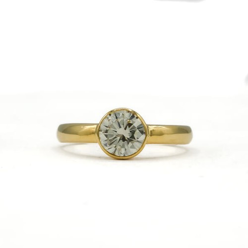 Ring mit brillantsolitär - mit, 1,14