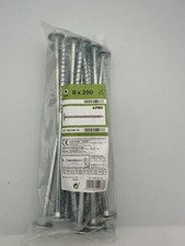 Marken Tellerkopfschrauben Ø8x200- T40 / 20stk / Stahl galvanisch verzinkt