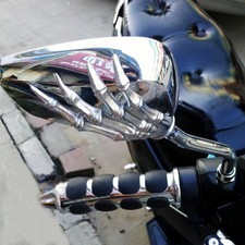 Chrom skull totenkopf motorrad - totenkopf,