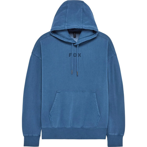 Fox fleece hoodie - fox, wordmark