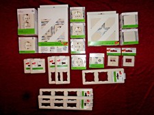 28-teiliges Set, REV/düwi EVERLUXE cremeweiß, Steckdosen+Schalter+Rahmen+Taster