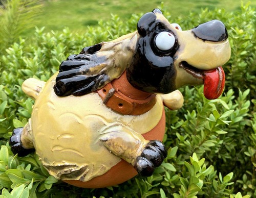 Hund keramik zaungucker - keramik,