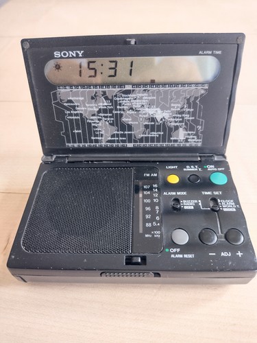 Sony world time - fm/am, clock