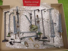 Spur H0 BASTLER Konvolut verschiedene Lampen und Leuchten (UW) C1535