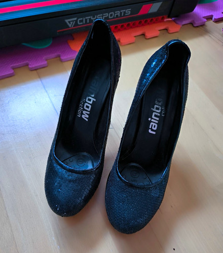 Damen pumps high heels - high, schwarz