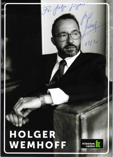 Original autogramm holger - original,