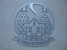 Schneekugel groß Weihnachten - Stanzschablone Stanze