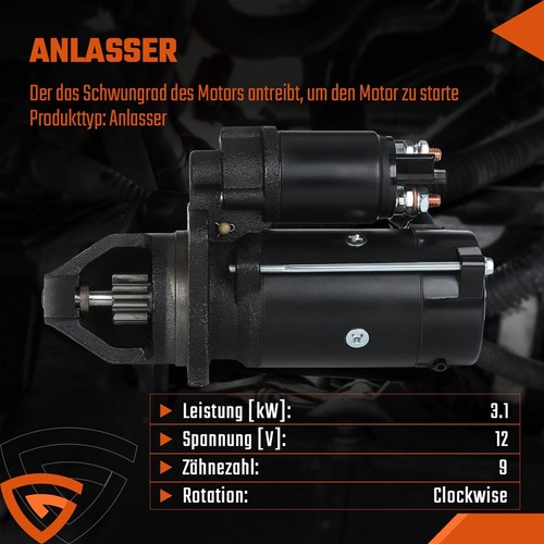 Starter anlasser für - ihc, case