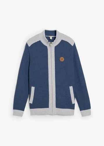 Grobstrickjacke mit stehkragen - grobstrickjacke,