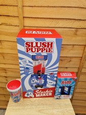 Slush Puppie Slush Maschine Frozen Drink Smoothie Maker, 2 Sirupe und Becher