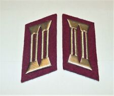 DDR Berufsfeuerwehr 1 Paar Kragenspiegel für Mannschaften, ungetragen, neue Art