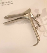 Spekulum GRAVES Fixierbar Speculum Vaginal Edelstahl Entenschnabel Grosse.S Matt