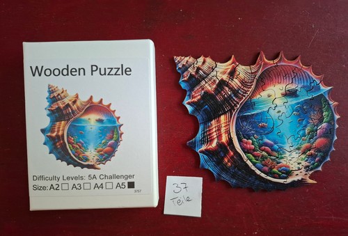 Puzzle holz wooden meer der - holz,