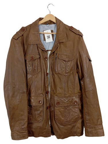 Gipsy lederjacke herren braun - herren,