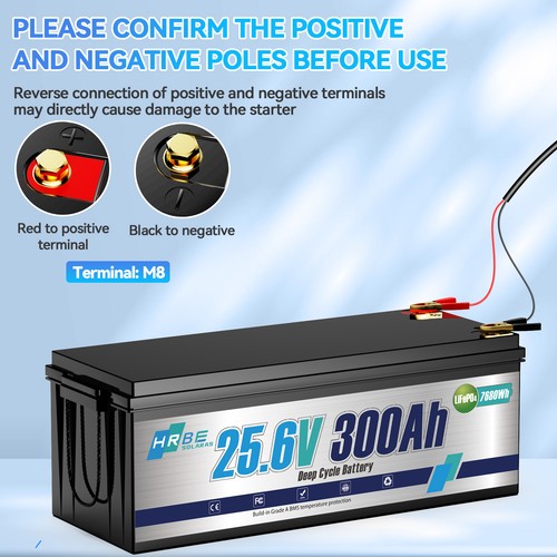 24v 300ah lifepo4 lithium - 24v,