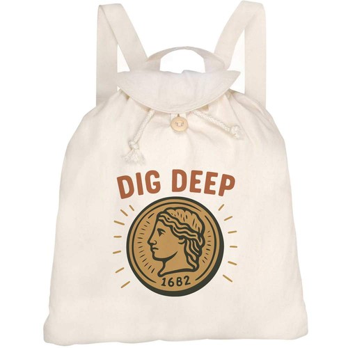 Canvas rucksack backpack - canvas, /