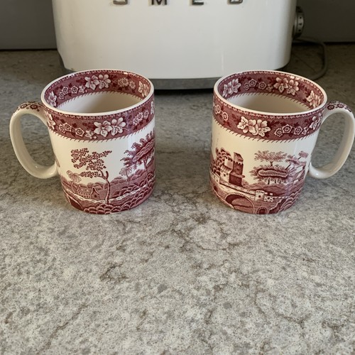 Spode pink tower tassen - 2,